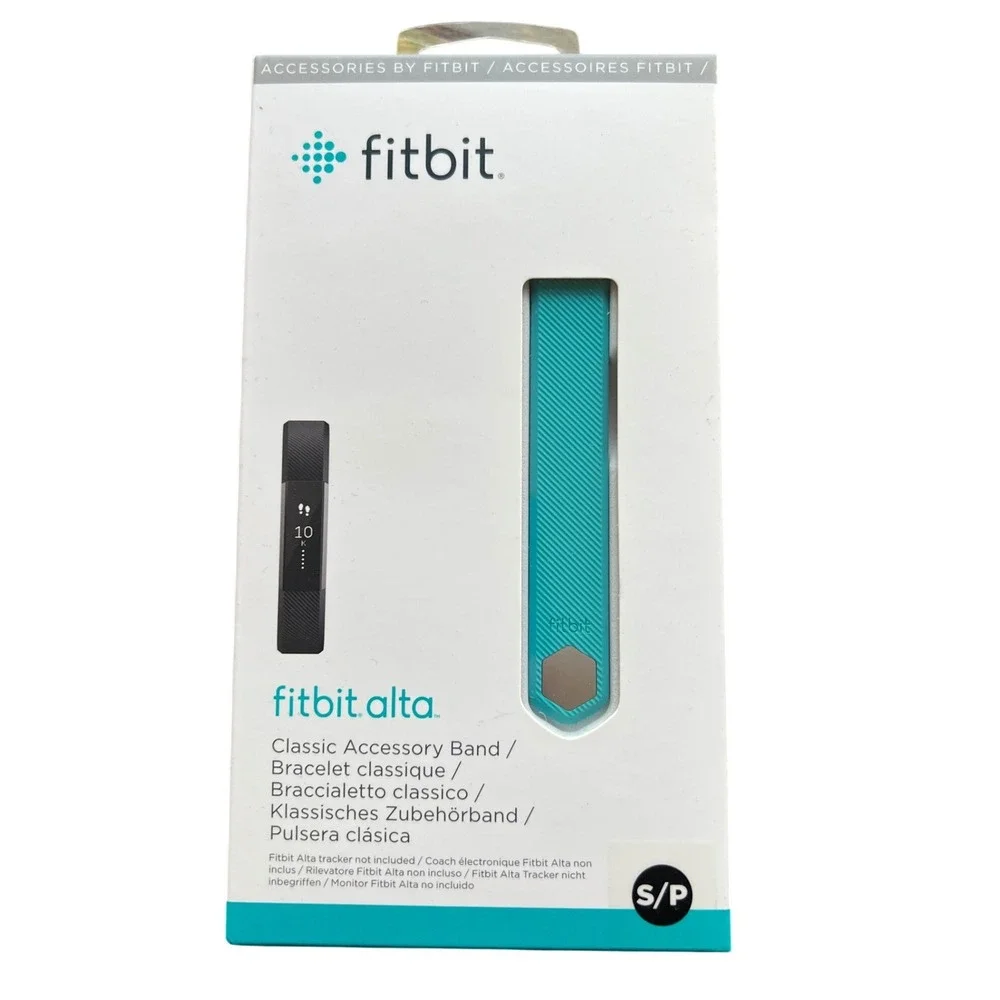 Fitbit Alta Classic Accessory Activity Band Small Teal Water Resistant Strap NEW